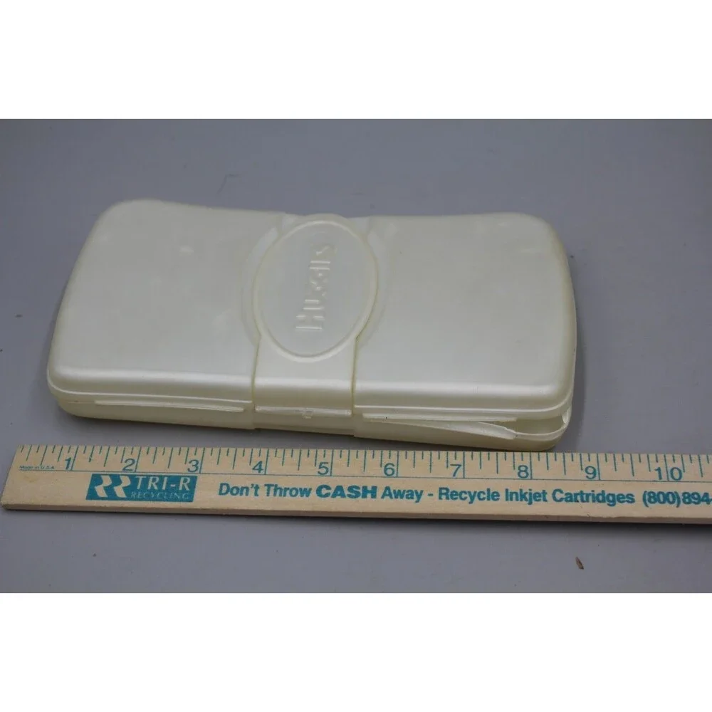 READ! Huggies Baby Diaper Wipes Travel Size Case Empty Container Diaper Bag RARE